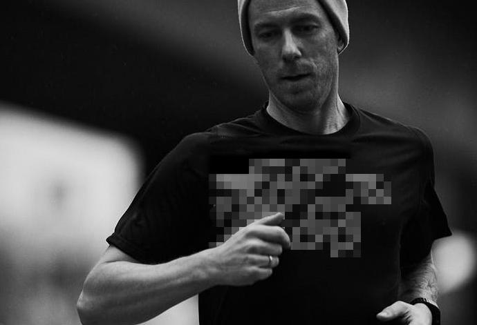 Henning Heide running in Hamburg 