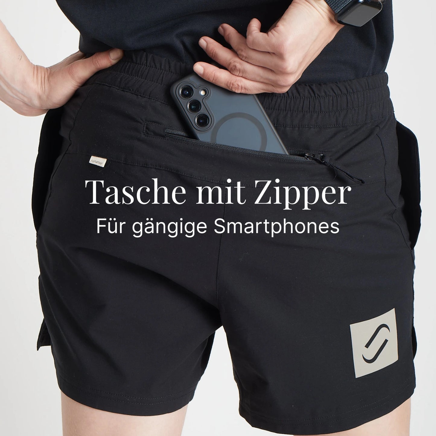 Bouncy Cotton Running Shorts, Damen