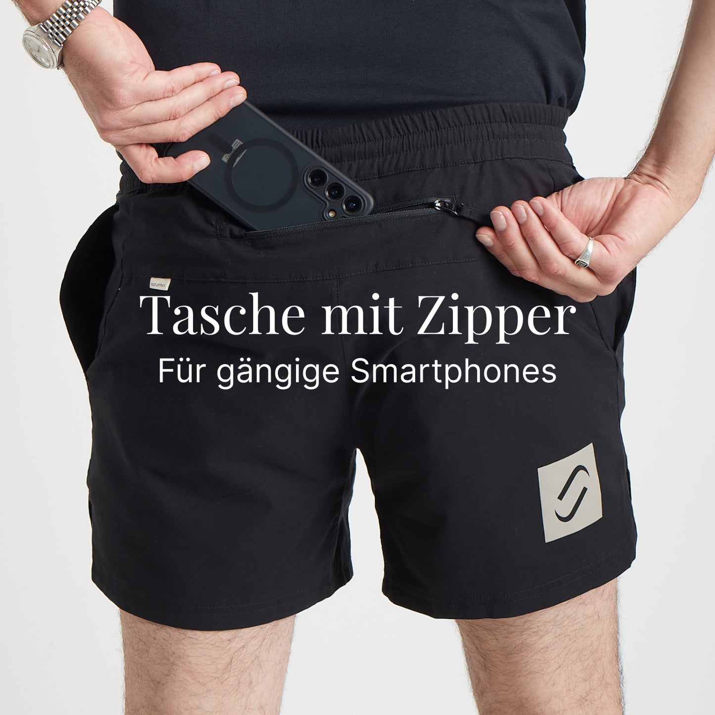 Bouncy Cotton Running Shorts, Herren