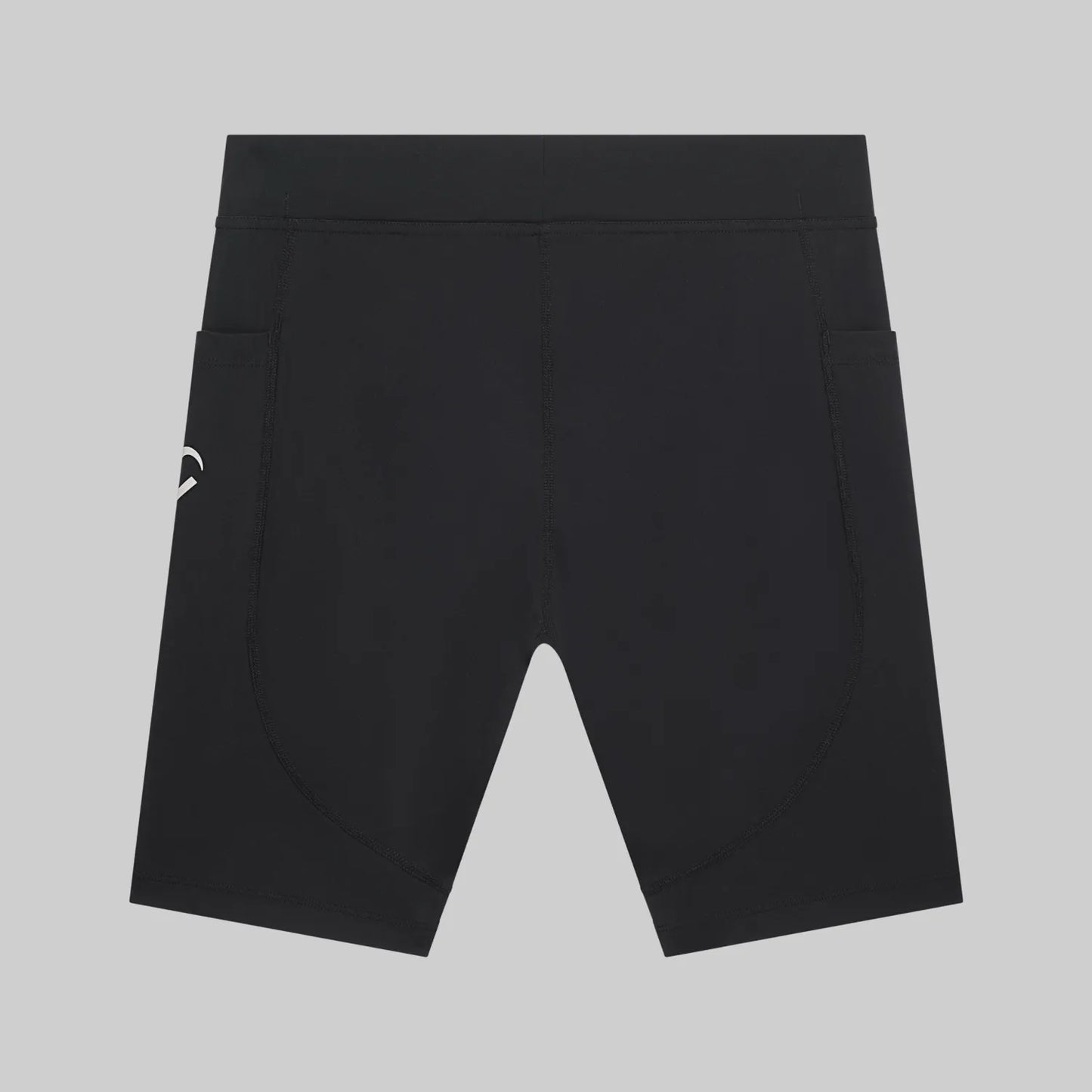 Kurze Running Tights, Herren, schwarz
