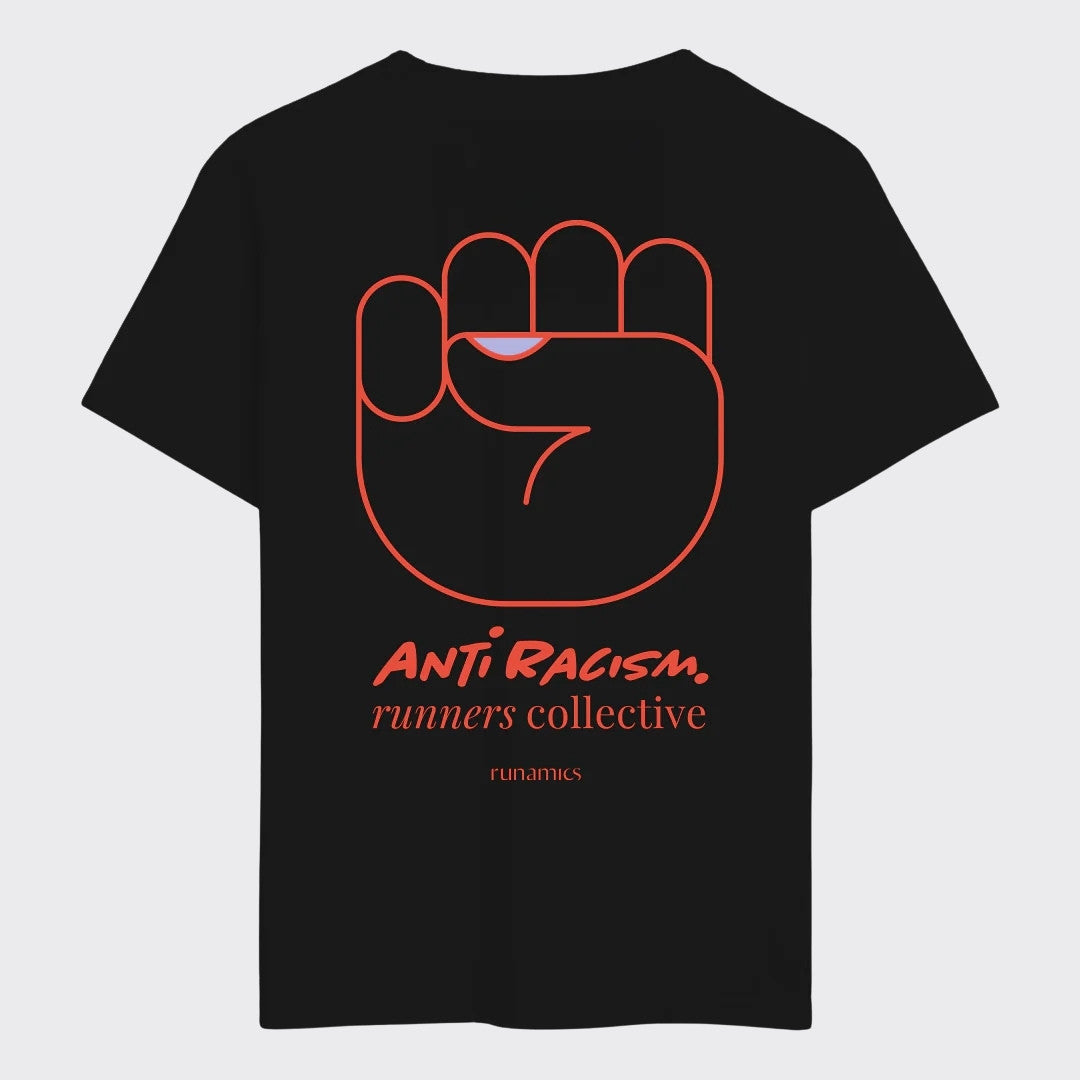 Anti Racism Runners Collective, T-Shirt, unisex, 100% Biobaumwolle