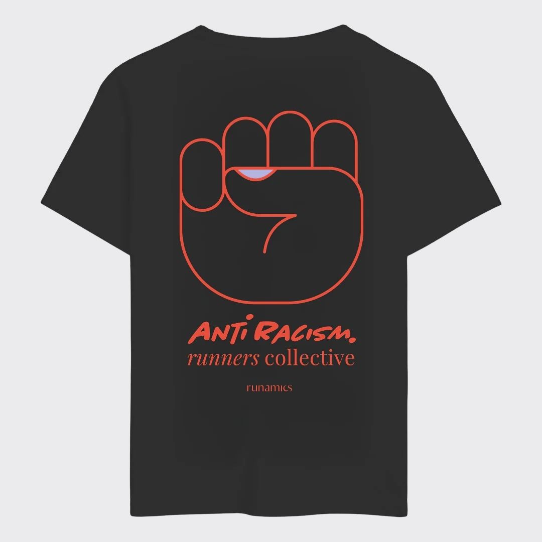 Anti Racism Runners Collective, T-Shirt, unisex, 100% Biobaumwolle