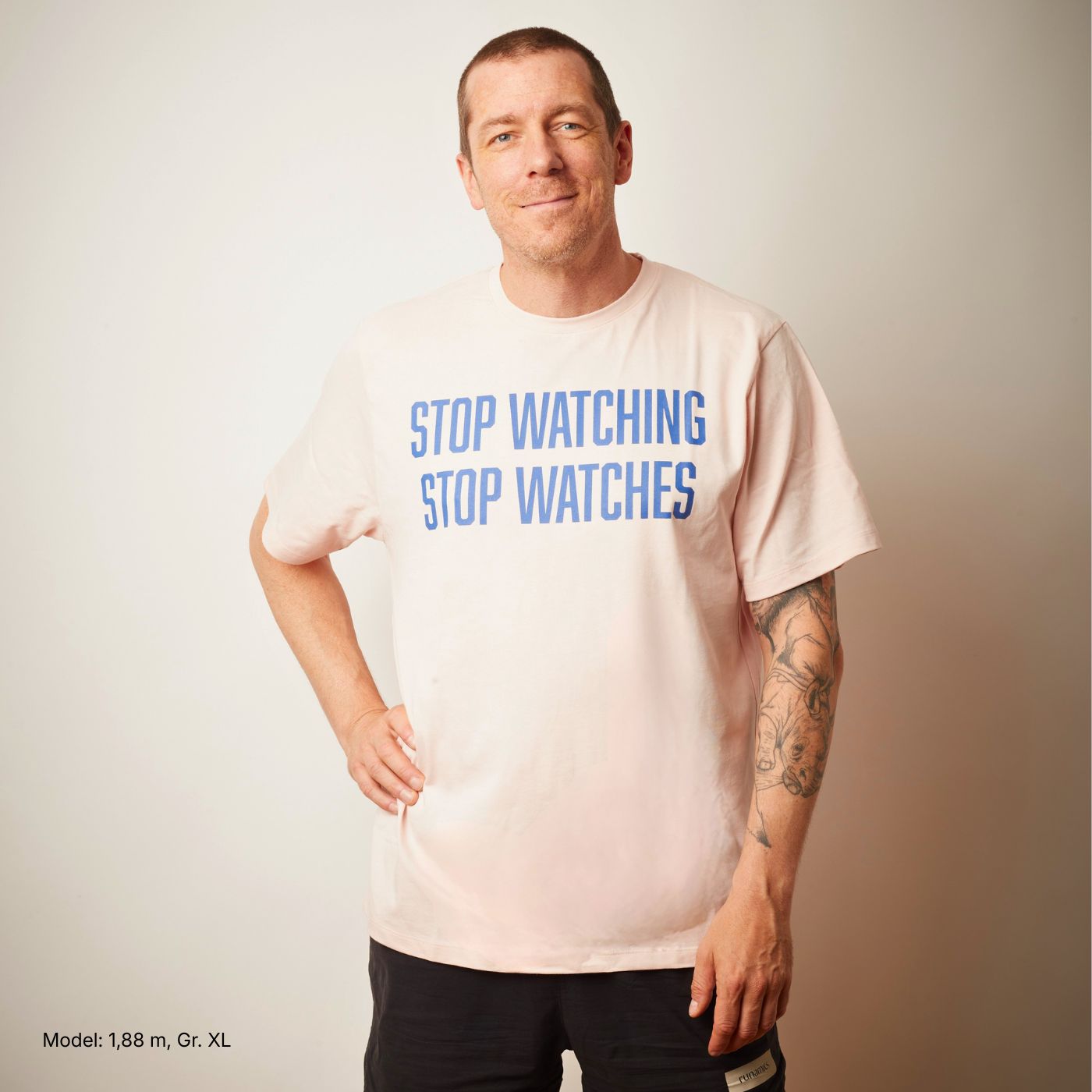 Stop Watching Stop Watches T-Shirt, Biobaumwolle, unisex