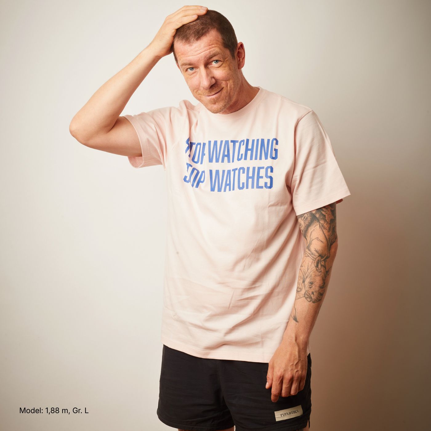 Stop Watching Stop Watches T-Shirt, Biobaumwolle, unisex