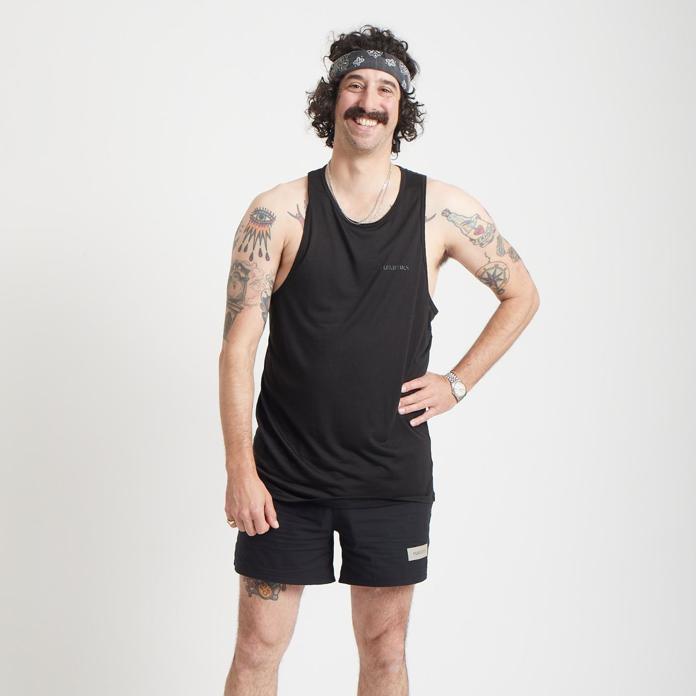 Bouncy Cotton Running Shorts, Herren