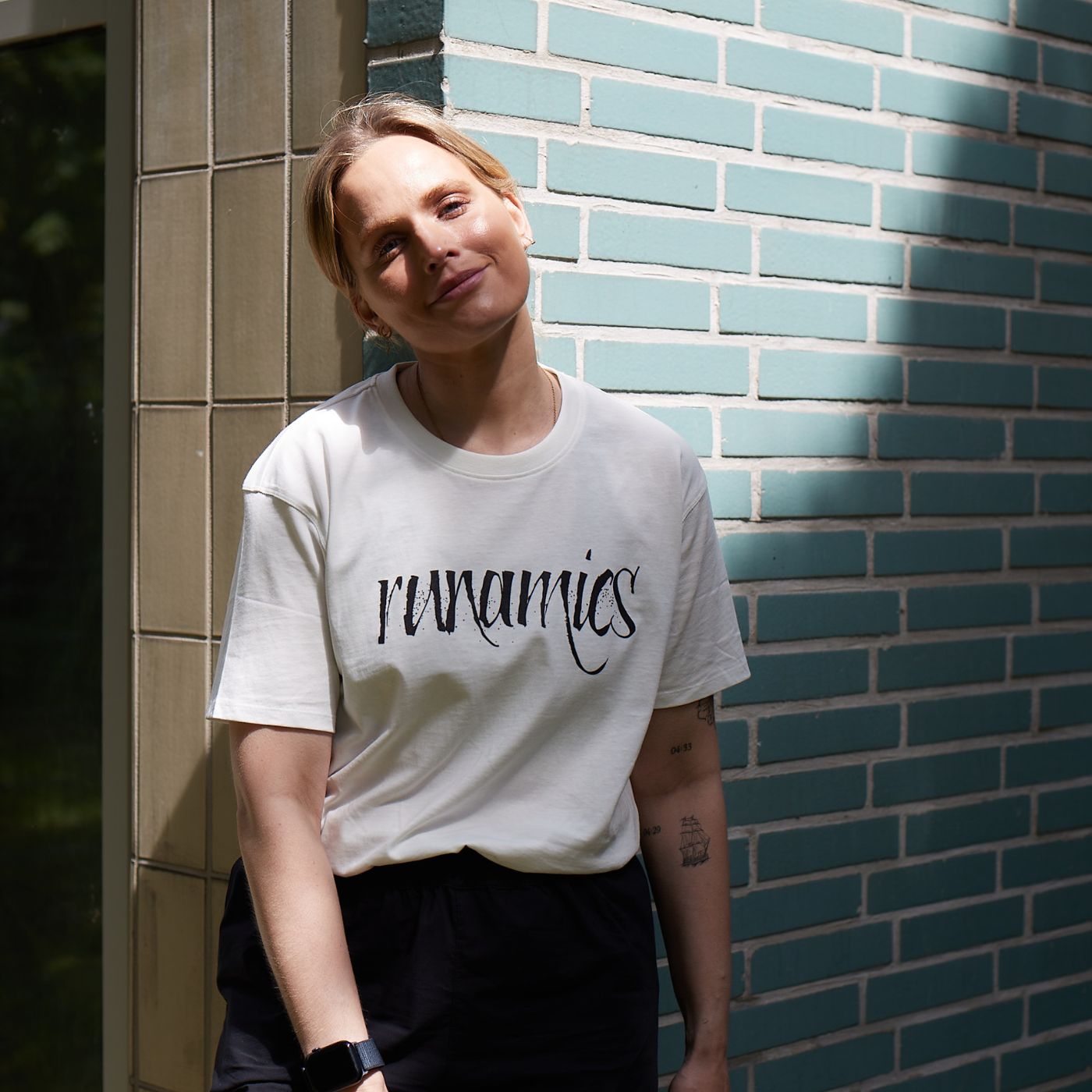 Calligraphy T-Shirt, regenerative Baumwolle, unisex