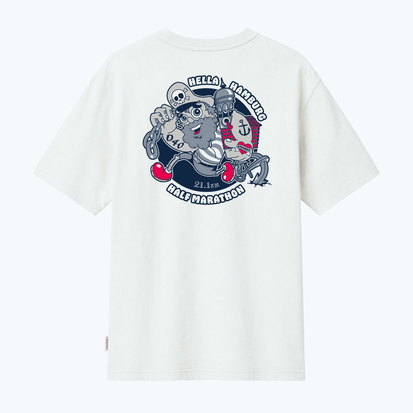 HH Half 2026, Running Captain T-Shirt, Biobaumwolle, unisex