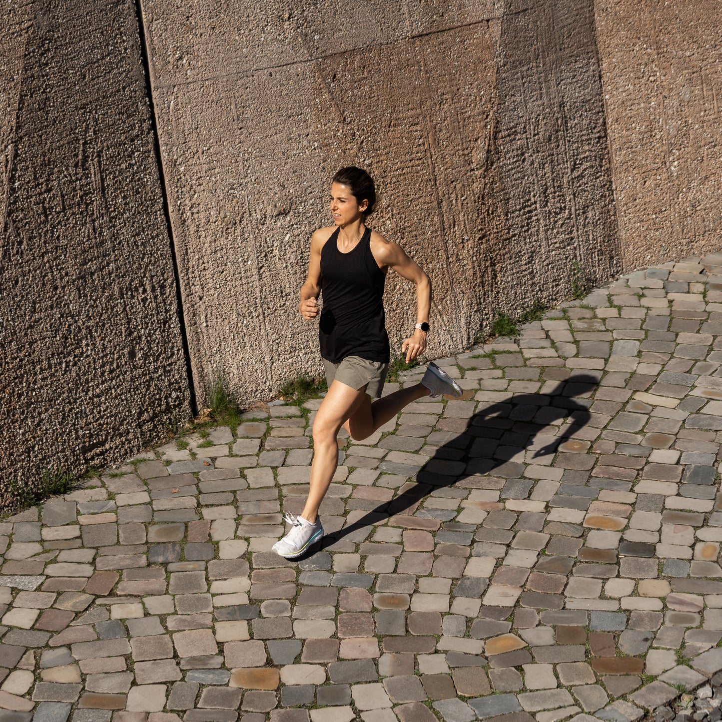 Running Shorts Damen, mit Print