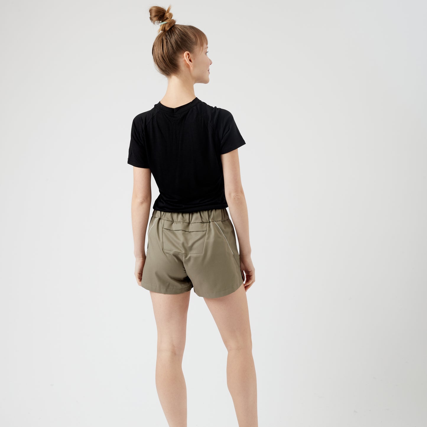 Running Shorts Damen, mit Print