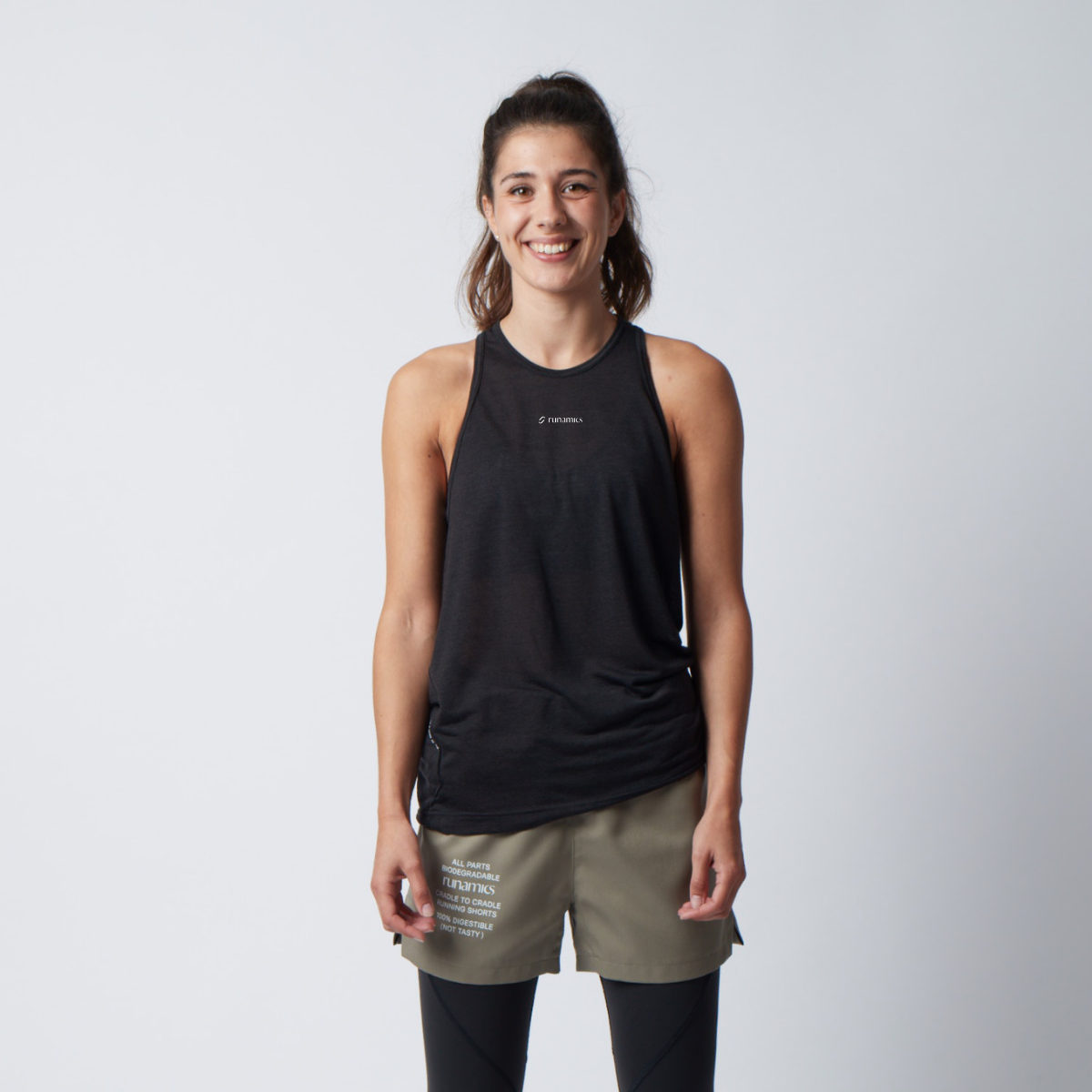 Running Shorts Damen, mit Print
