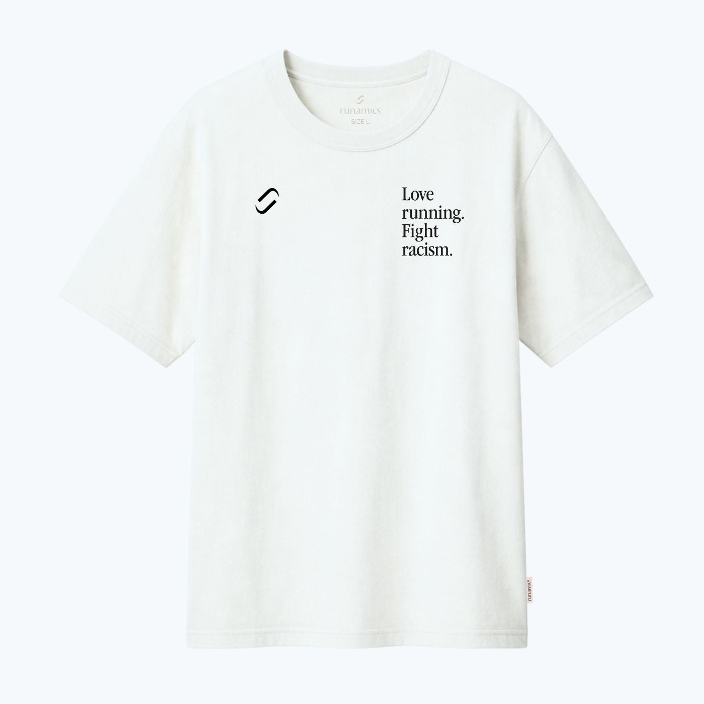 This Machine Runs Down Racism T-Shirt, Biobaumwolle, unisex