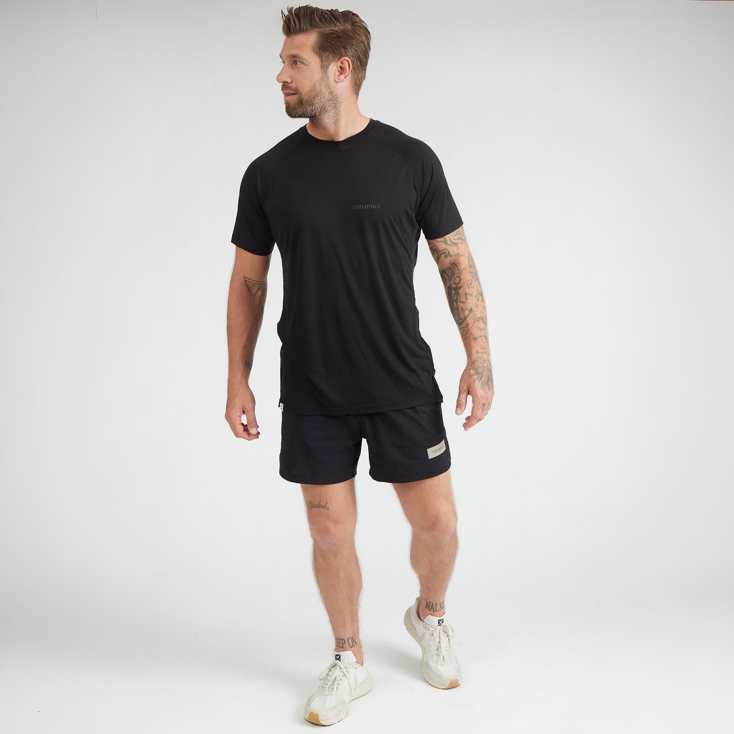 Bouncy Cotton Running Shorts, Herren